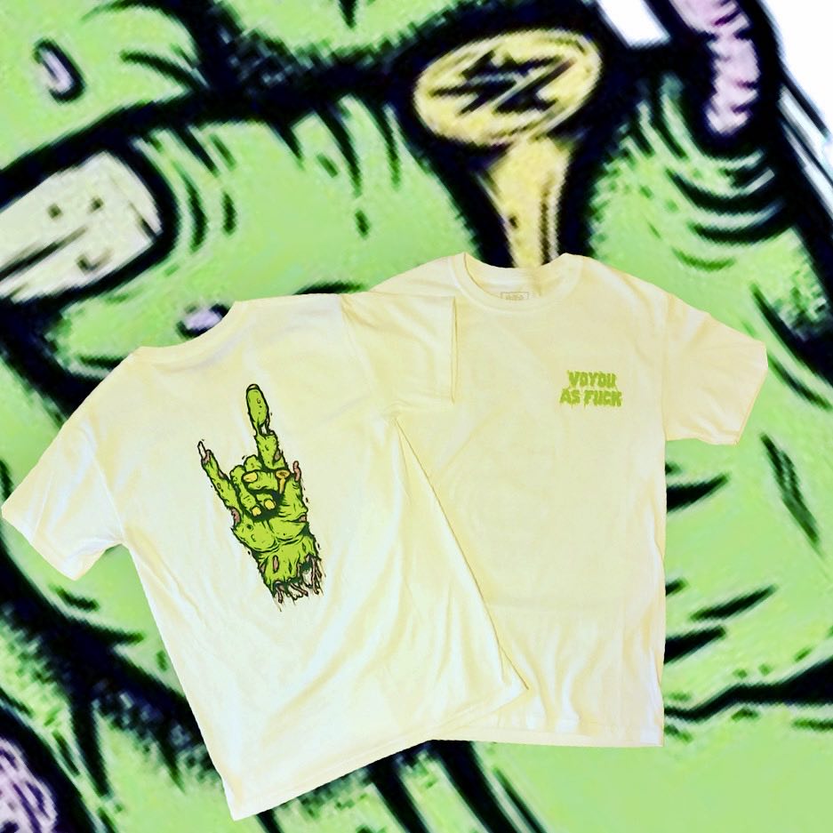 T-SHIRT VOYOU ZOMBIE WHITE