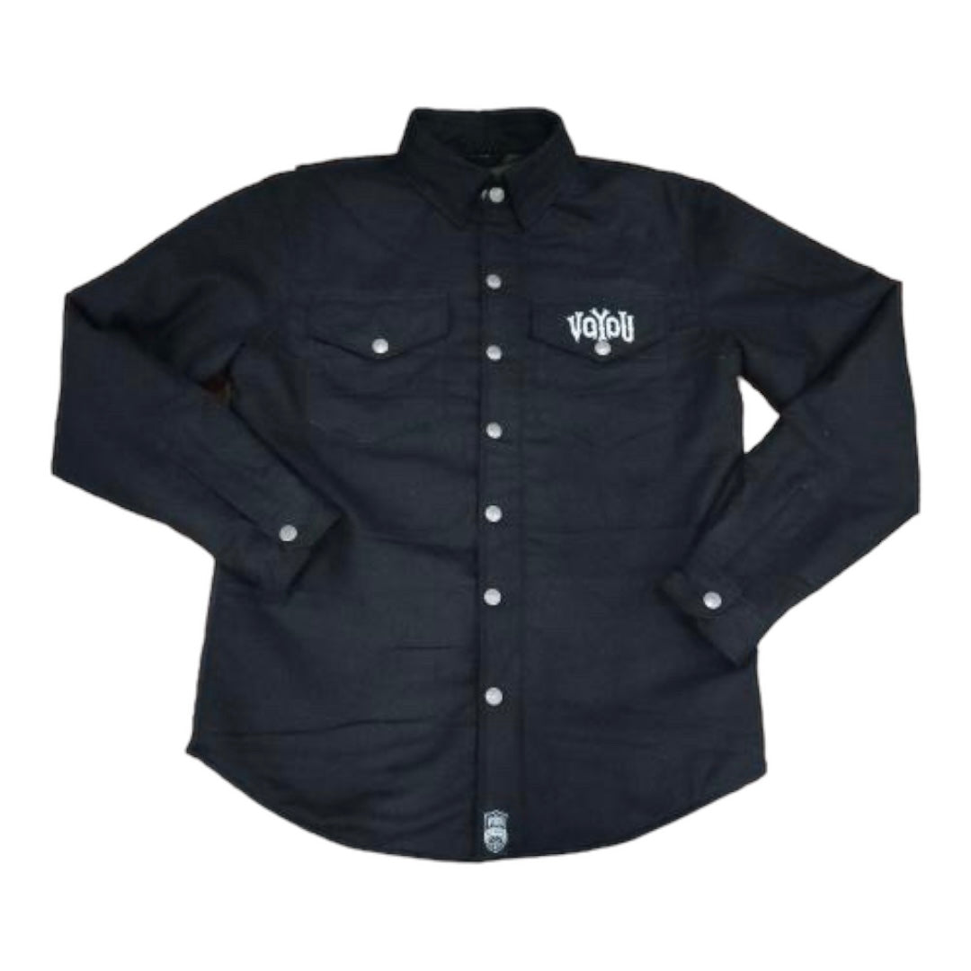 CHEMISE DE PROTECTION KEVLAR TOUT NOIR