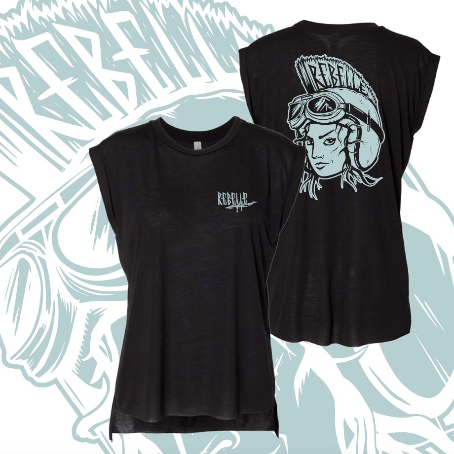 T-SHIRT PUNK BY REBELLE AF