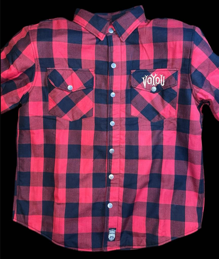 KEVLAR PROTECTIVE SHIRT RED LUMBERJACK