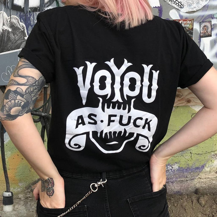 T-SHIRT VOYOU AF ORIGINAL NOIR