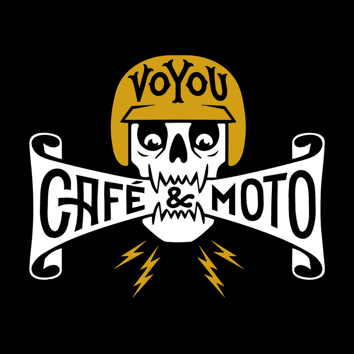 T-SHIRT VOYOU CAFÉ & MOTO