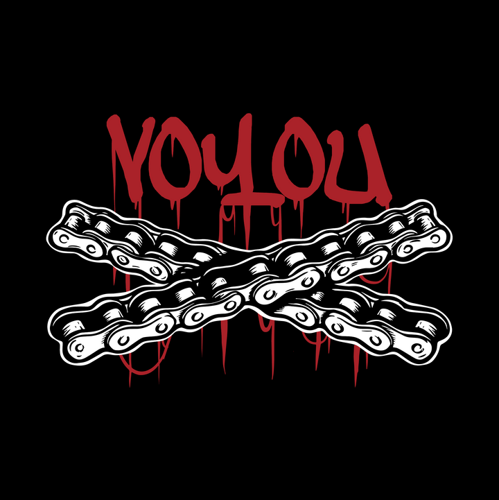 T-SHIRT VOYOU DECONSTRUCTED SKULL